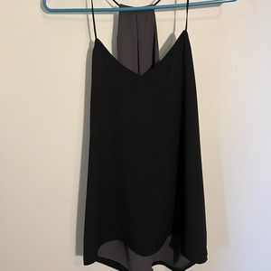 Express Racerback Reversible Top - Black and Gray